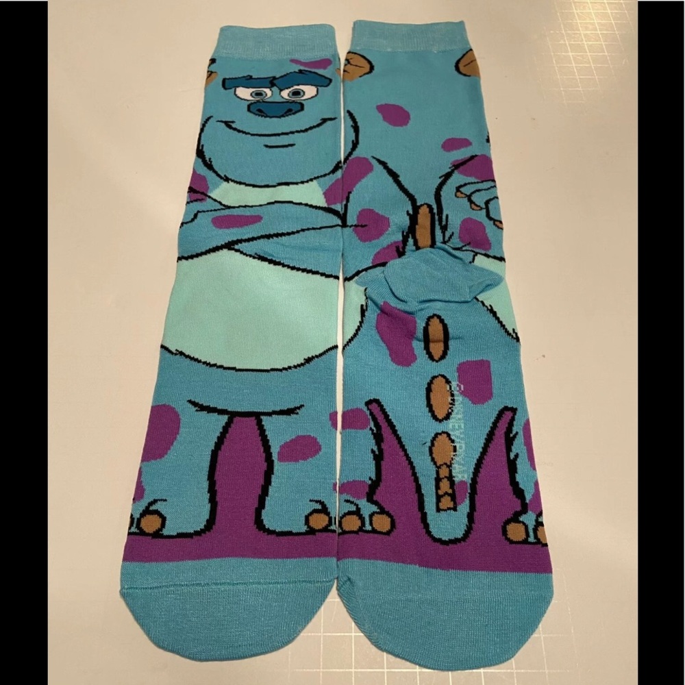 New Sully Monsters Inc Crew Socks Pixar